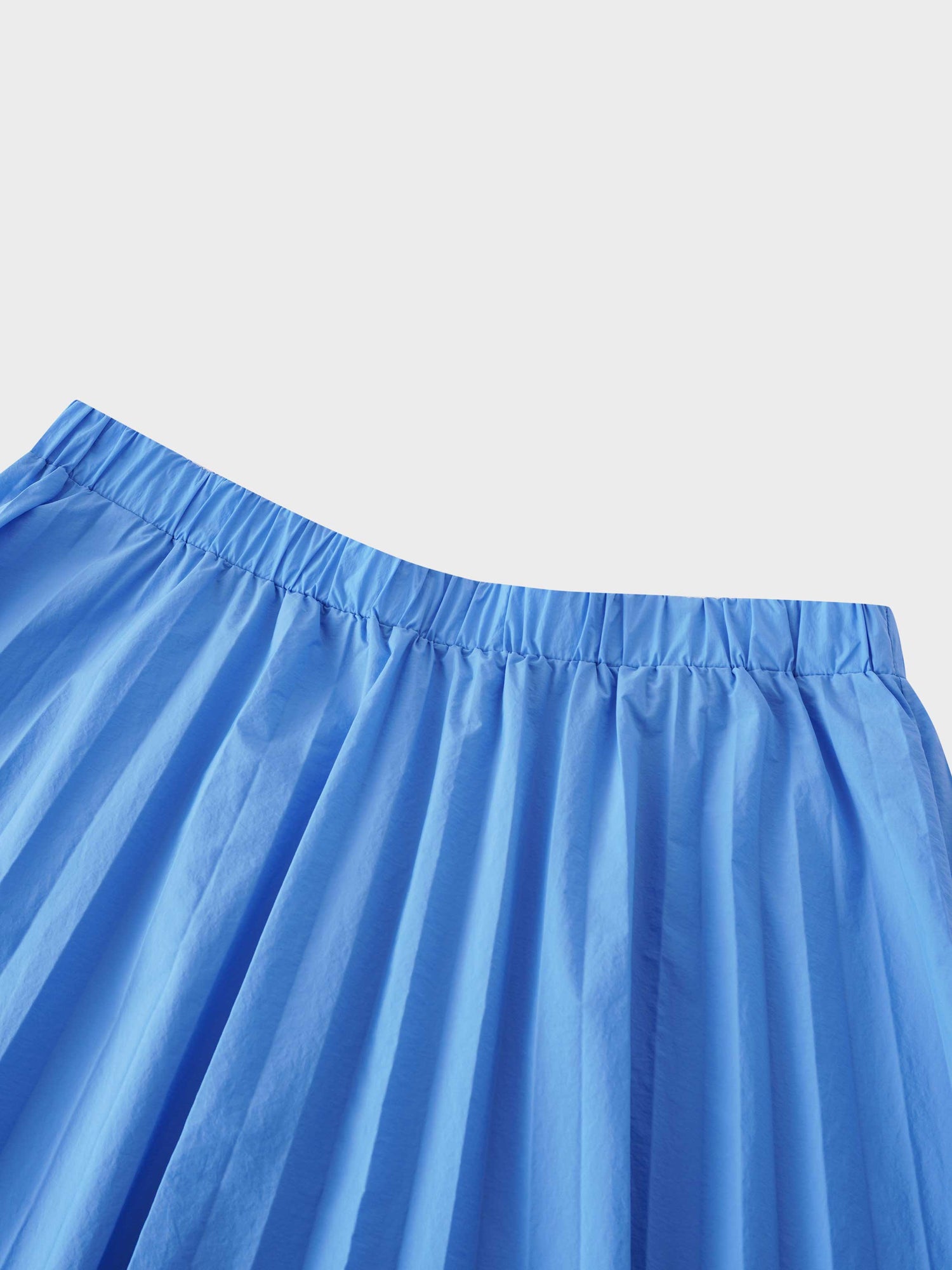 Nylon Circle Skirt-Periwinkle Blue