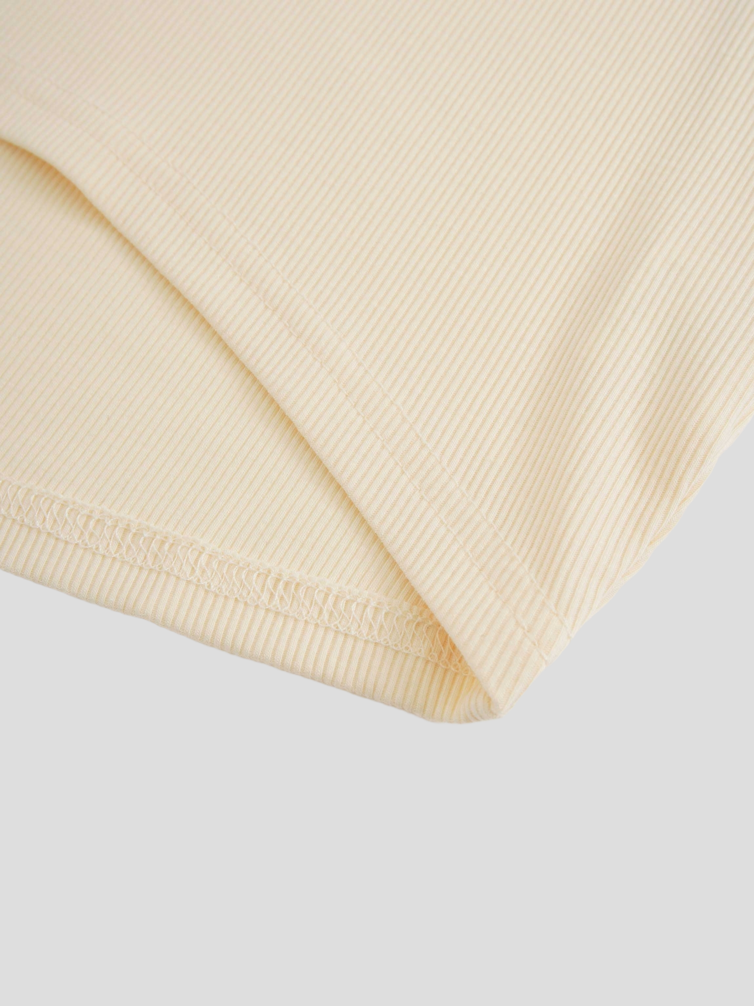 Crew Ribbed Dolman-Yellow