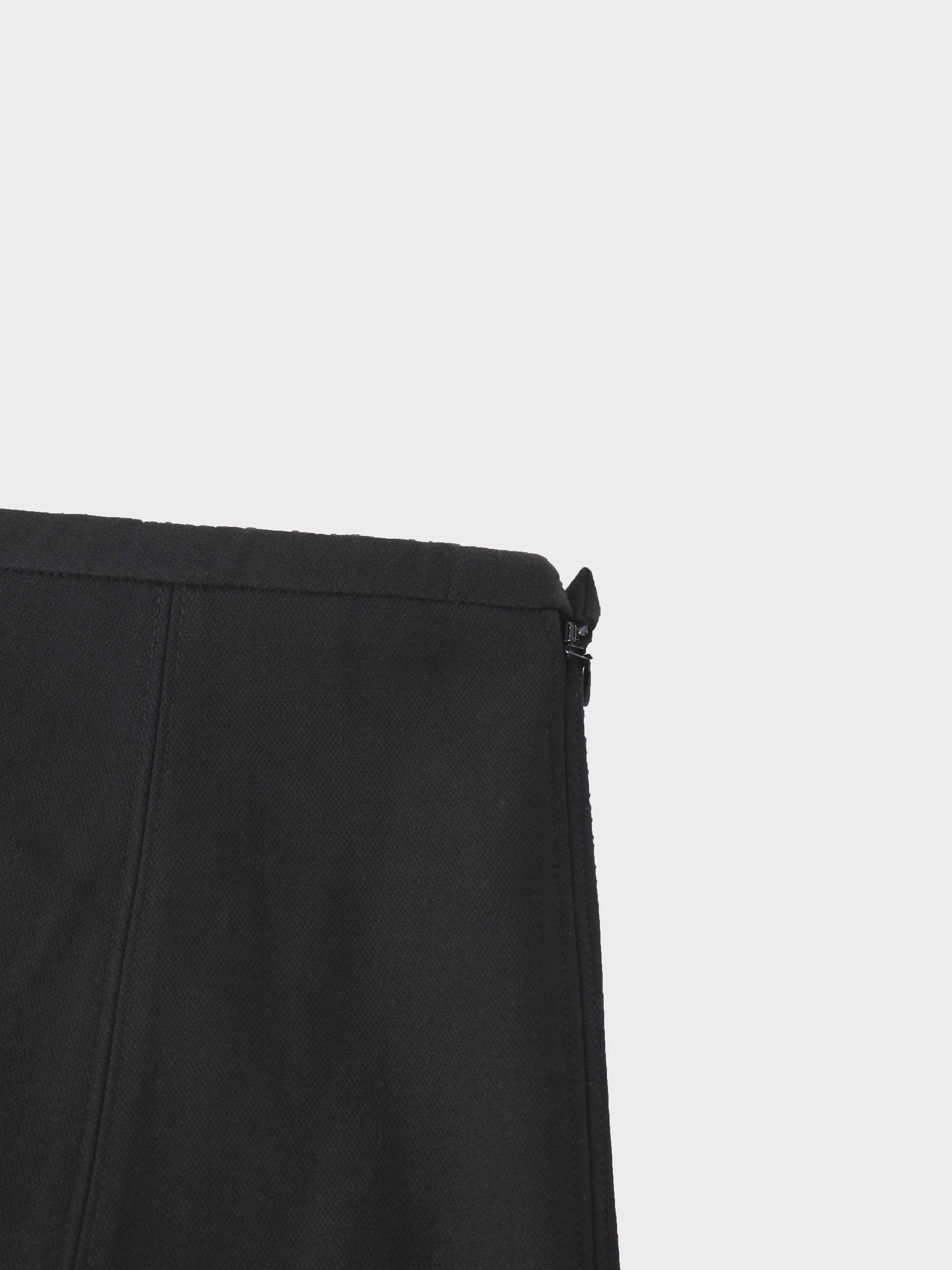 The Basic Flare Skirt 37&quot;-Black