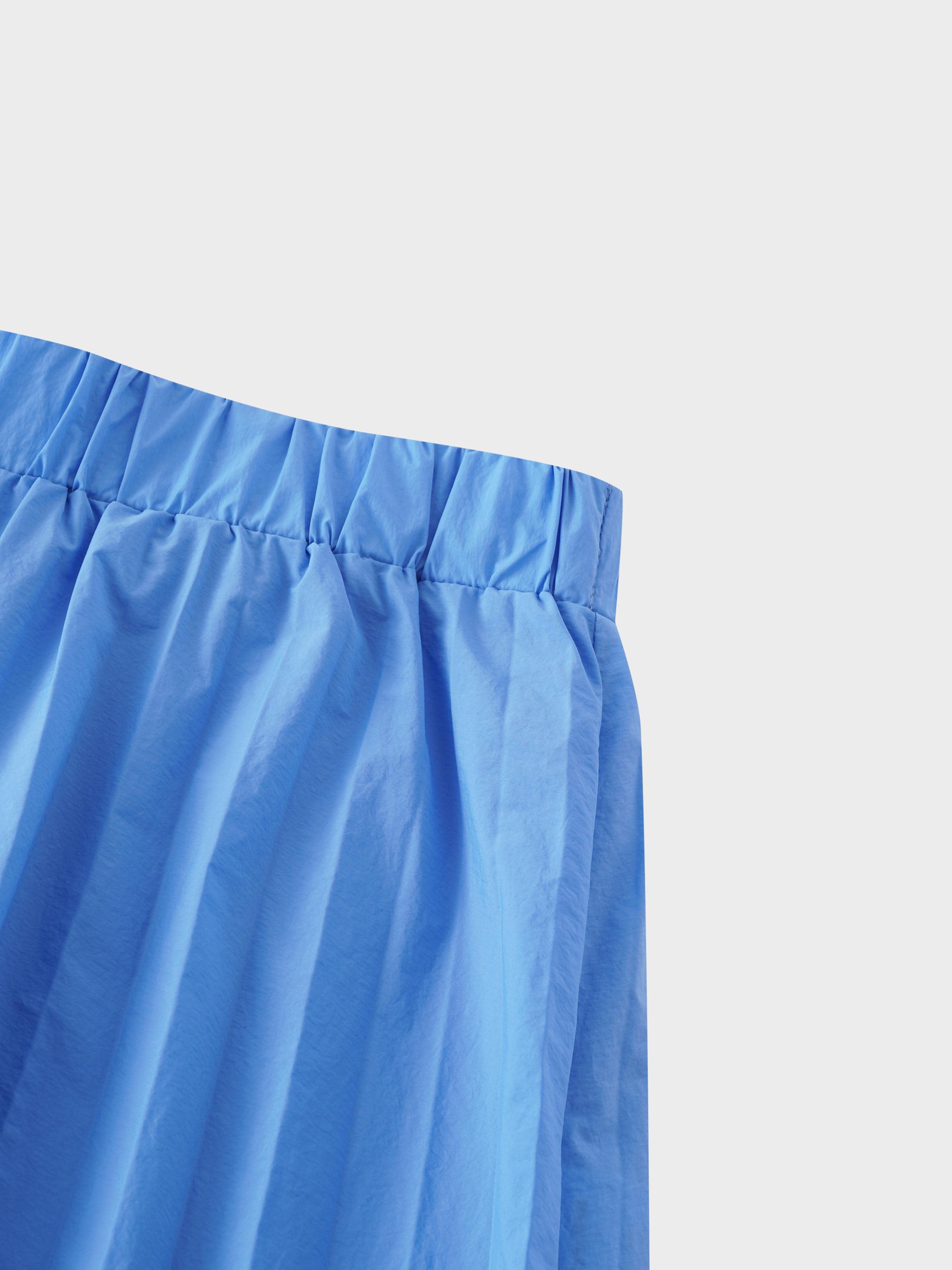 Nylon Circle Skirt-Periwinkle Blue