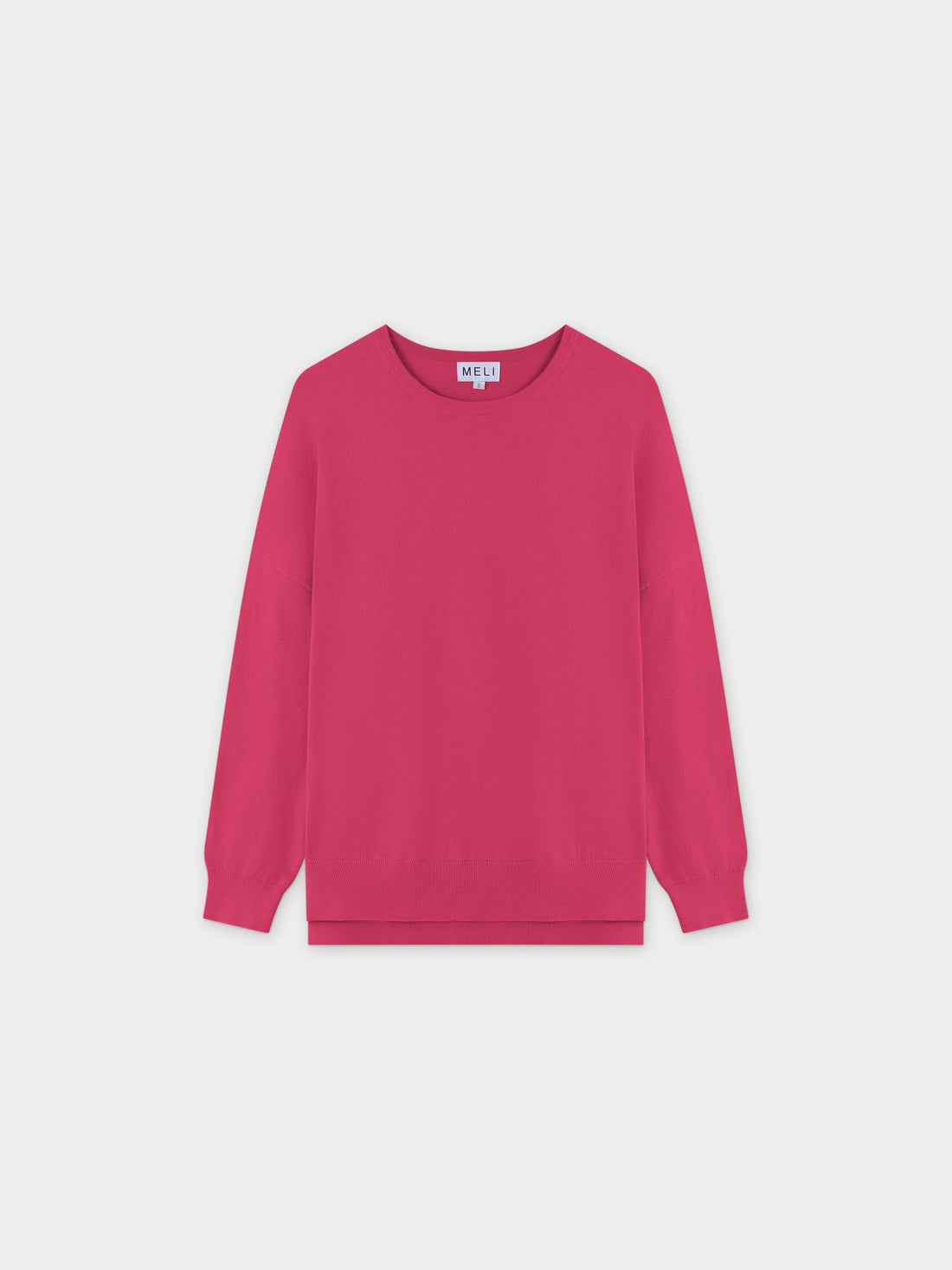 Oversized Lightweight Sweater-Pink