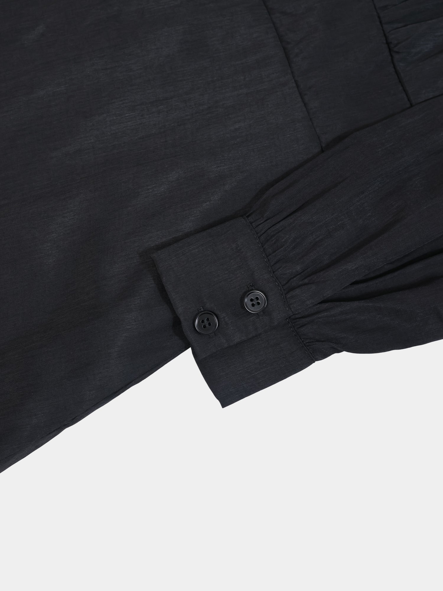 Prairie Bottom Shirt Dress-Black