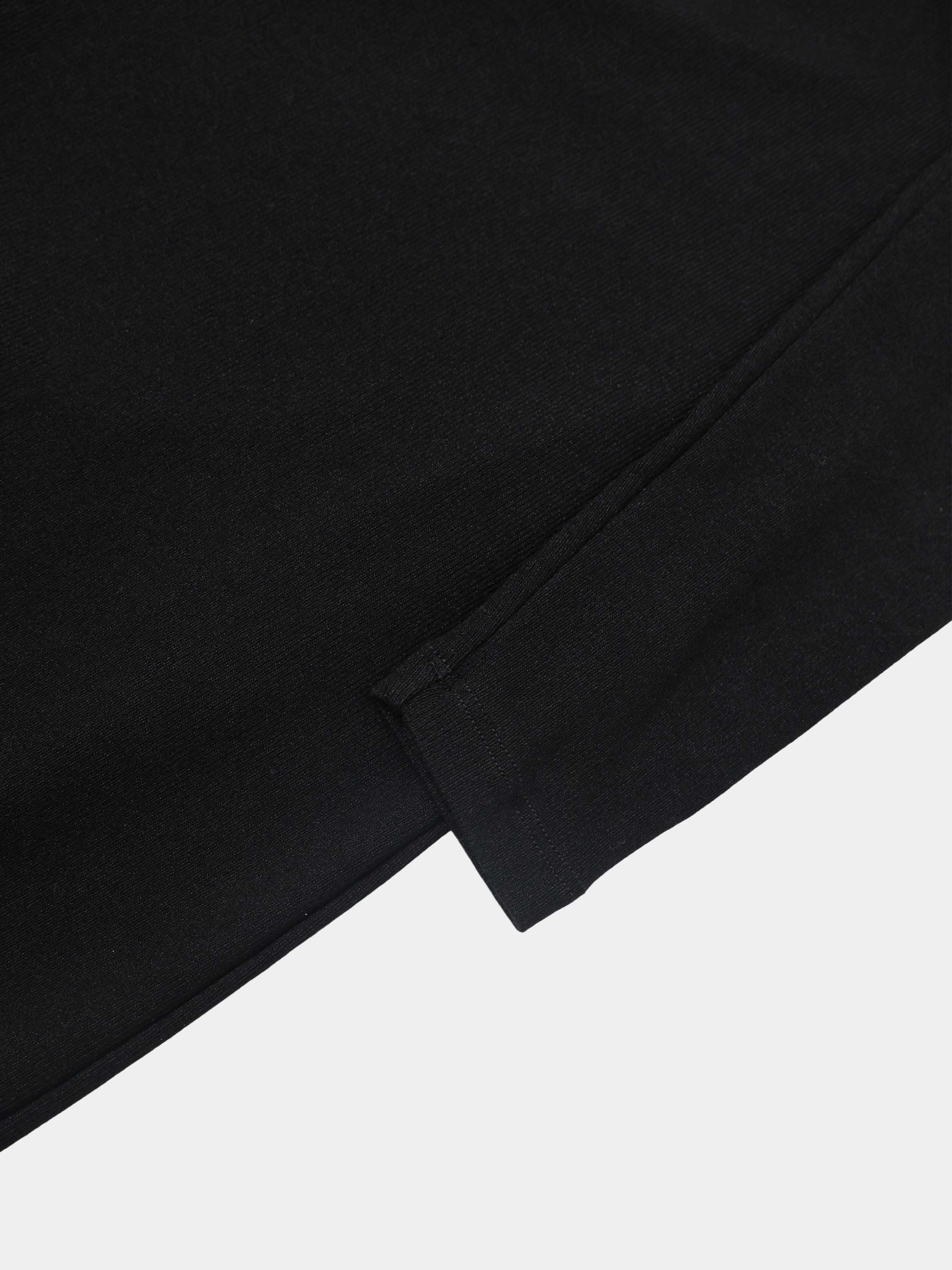Crossover Knit Maxi Dress - Black