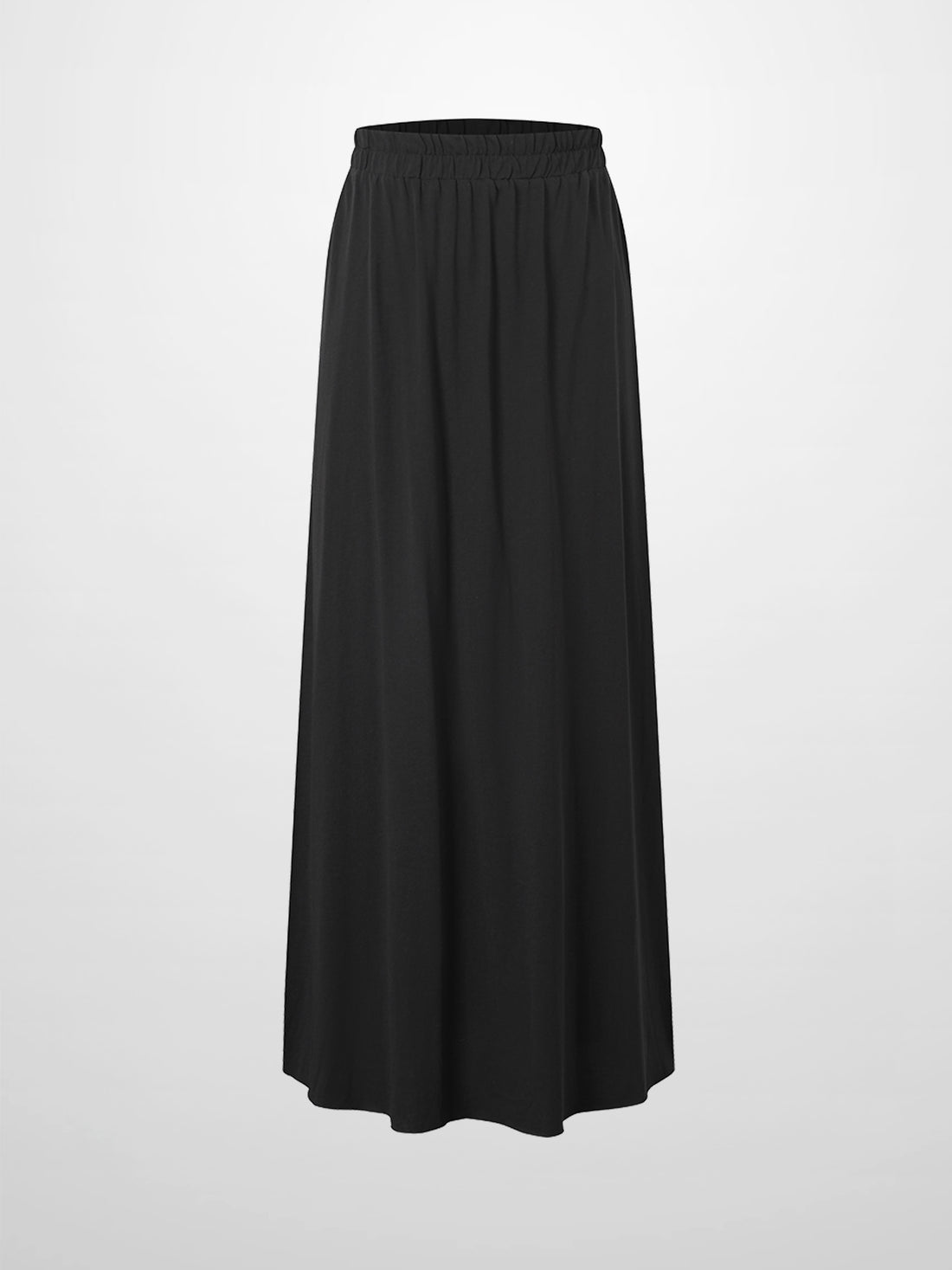 Elastic Waist T-Shirt Skirt-Navy