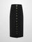 SNAPDOWN CURDEROY SKIRT BLACK 89