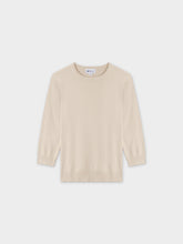 Basic Crew Sweater 3Q-Ivory