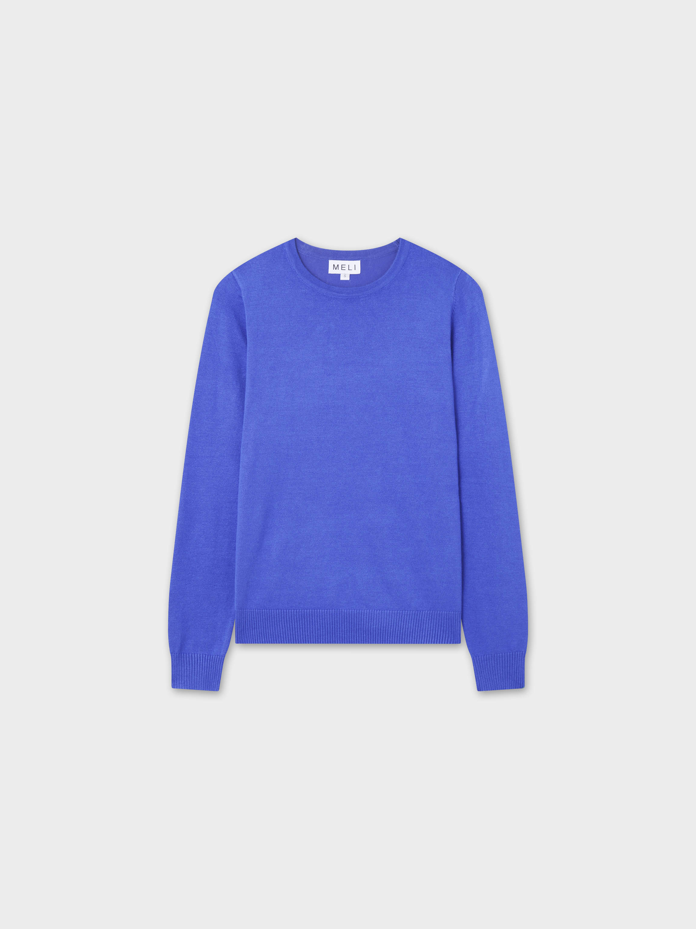 Basic Crew Sweater LS-Mediterranean