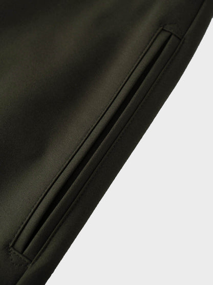Basic A-Line Skirt-Olive Green