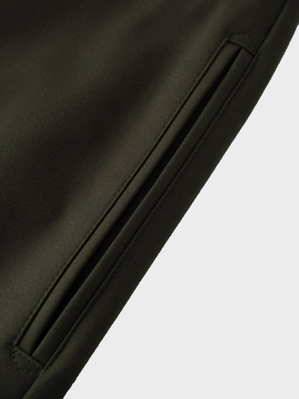 Basic A-Line Skirt-Olive Green