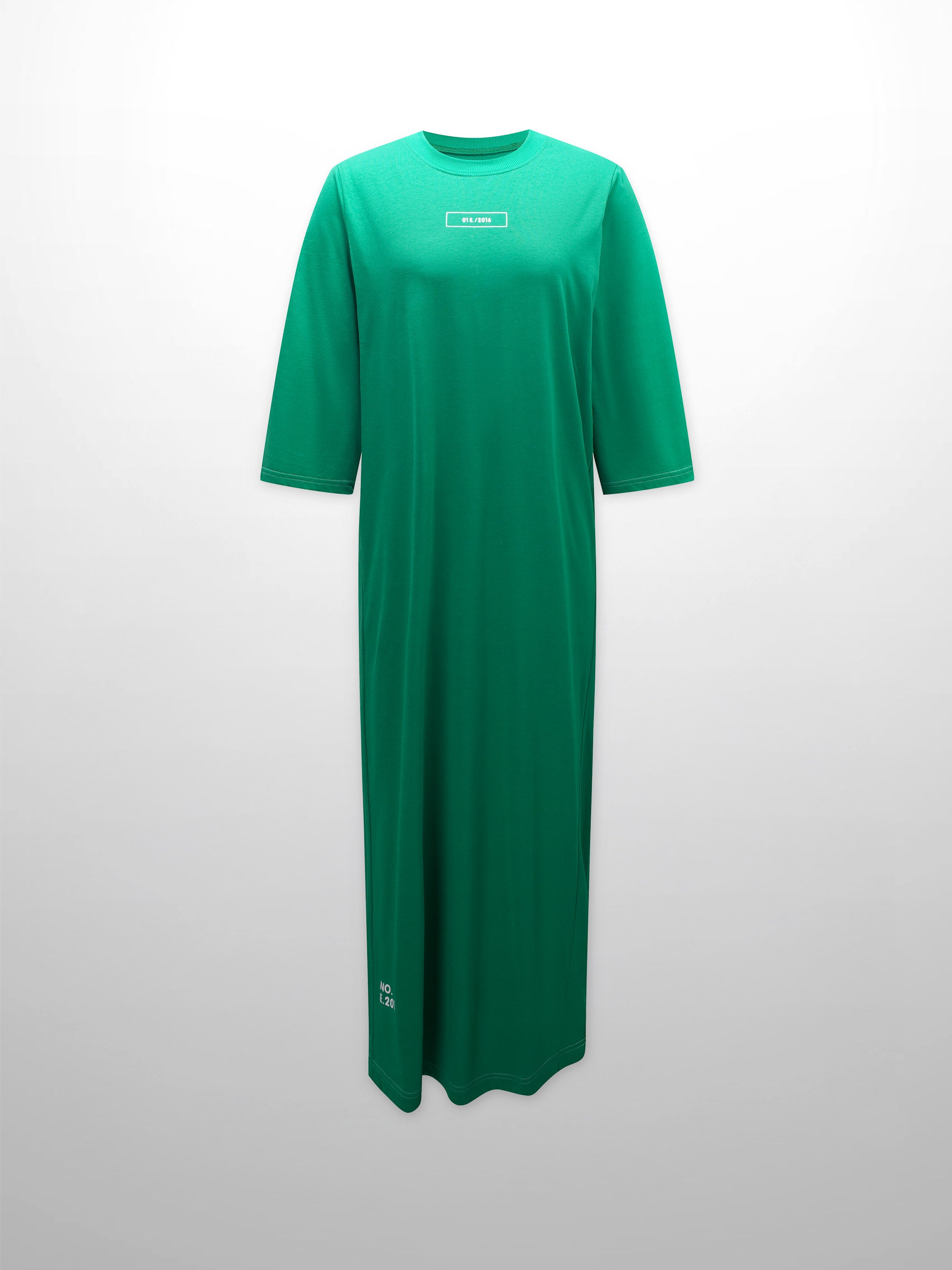 T-Shirt Maxi Dress-Kelly Green