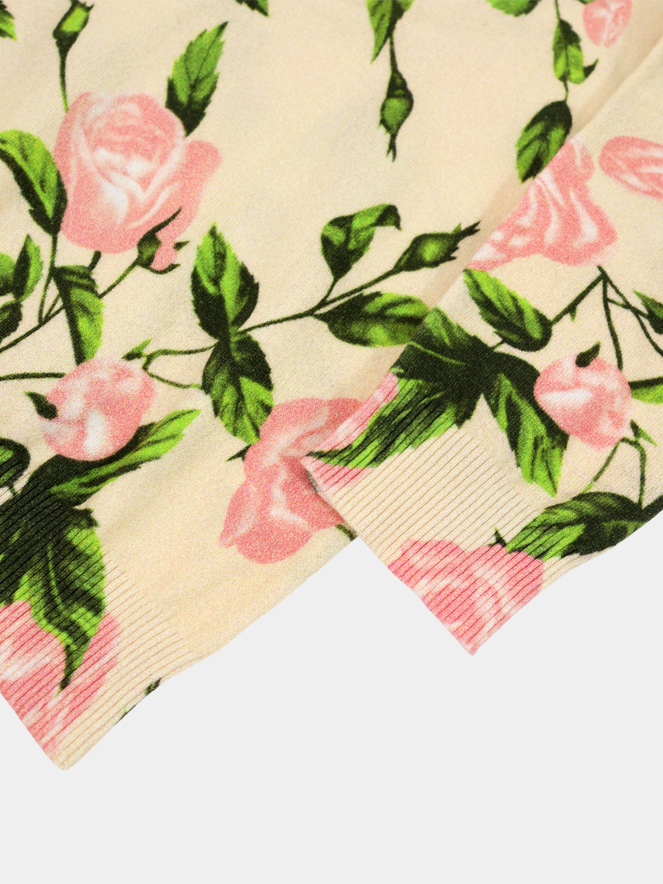 Printed Sweater-Cream Pop Floral