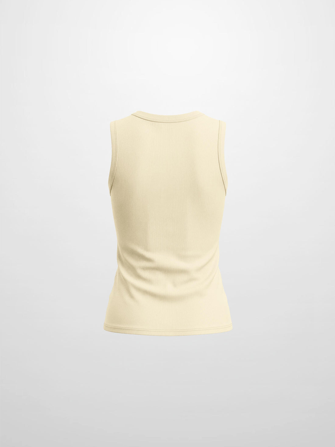 Sleeveless Basic Tee-Yellow