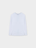 RIB DOLMAN V TEE-WHITE