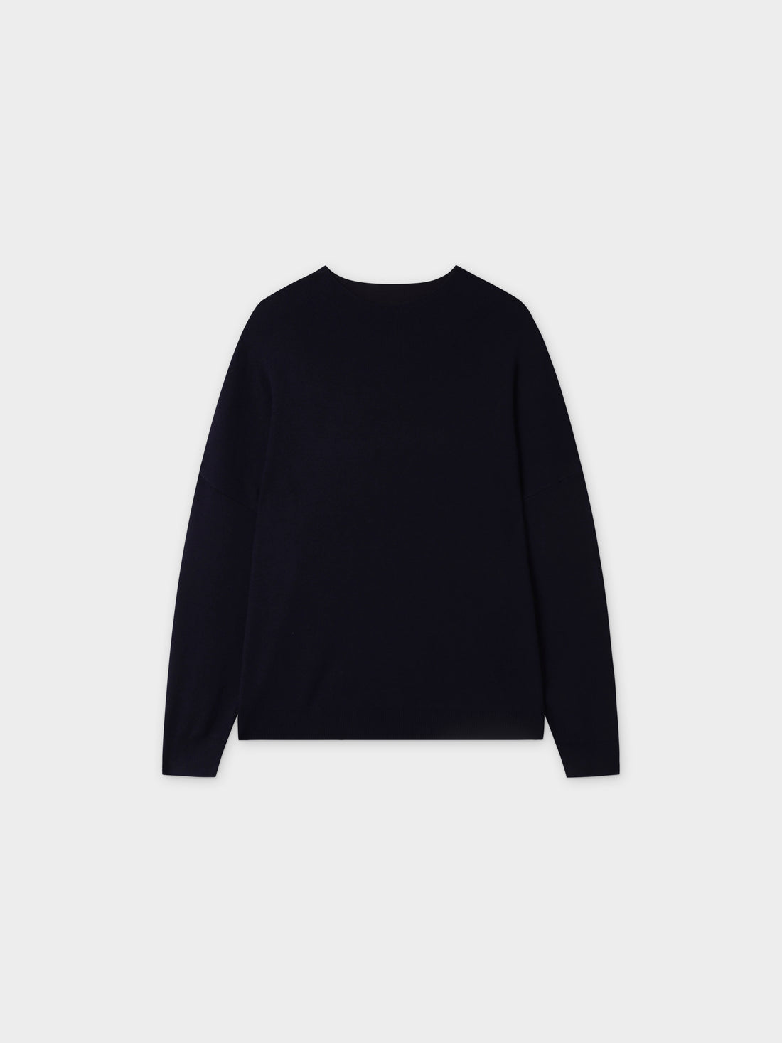 Oversized Soft Knit Sweater-Navy