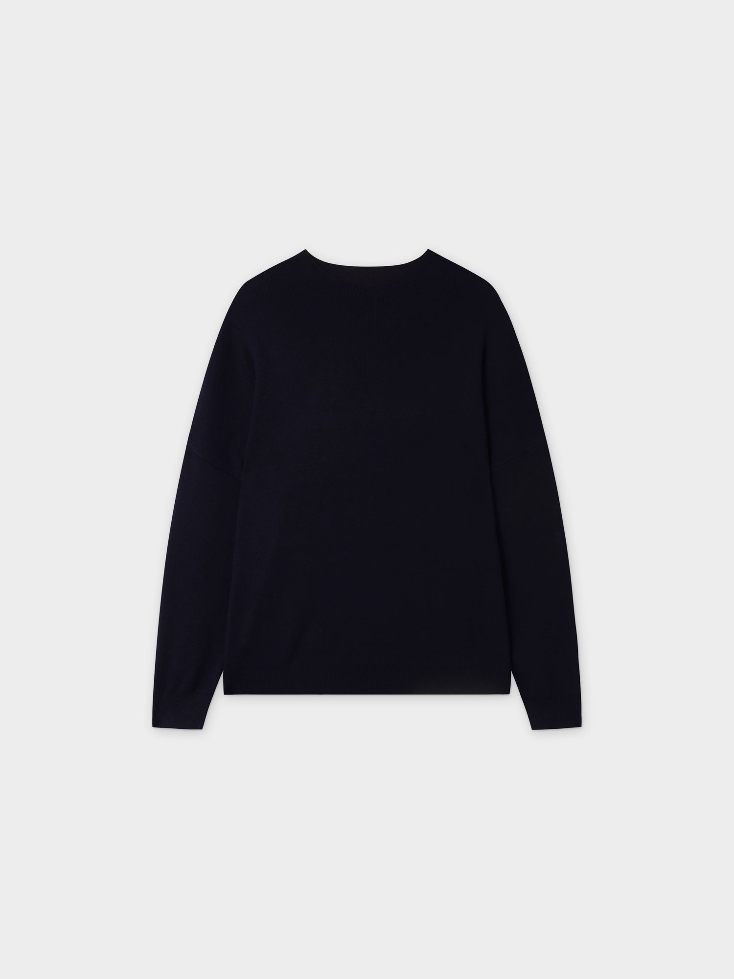 Oversized Soft Knit Sweater-Navy