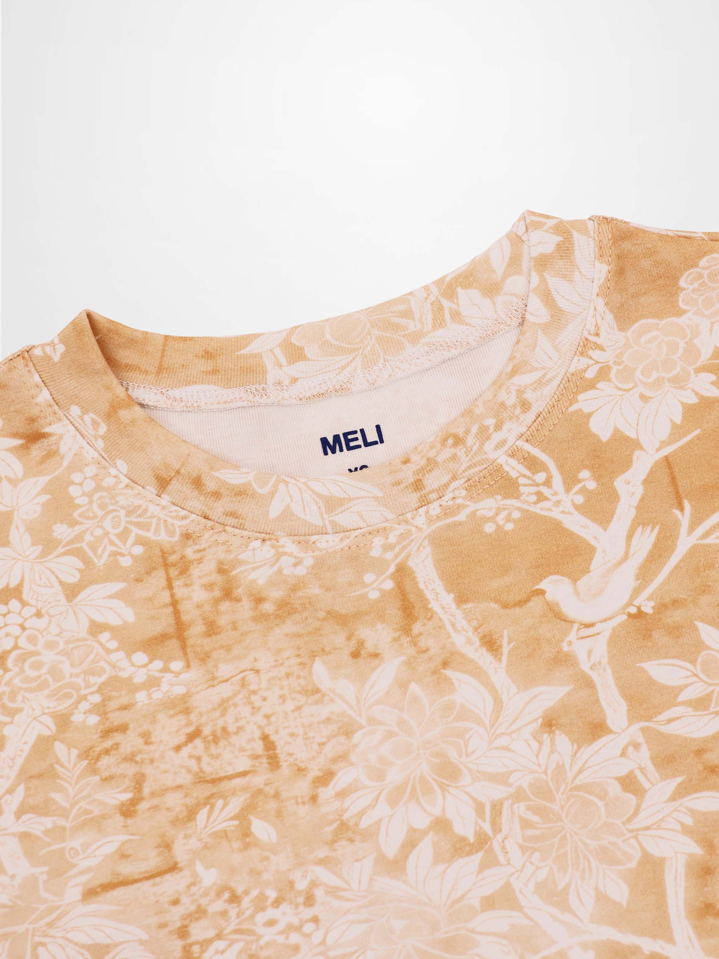 Basic Printed T-shirt-Scattered Branches