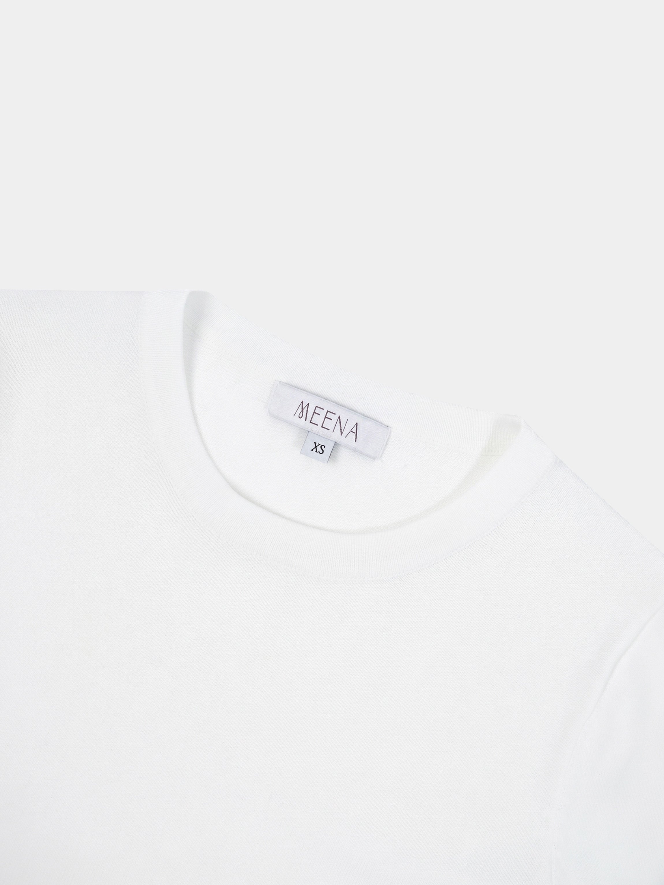High Cuff Crew Sweater-Ivory