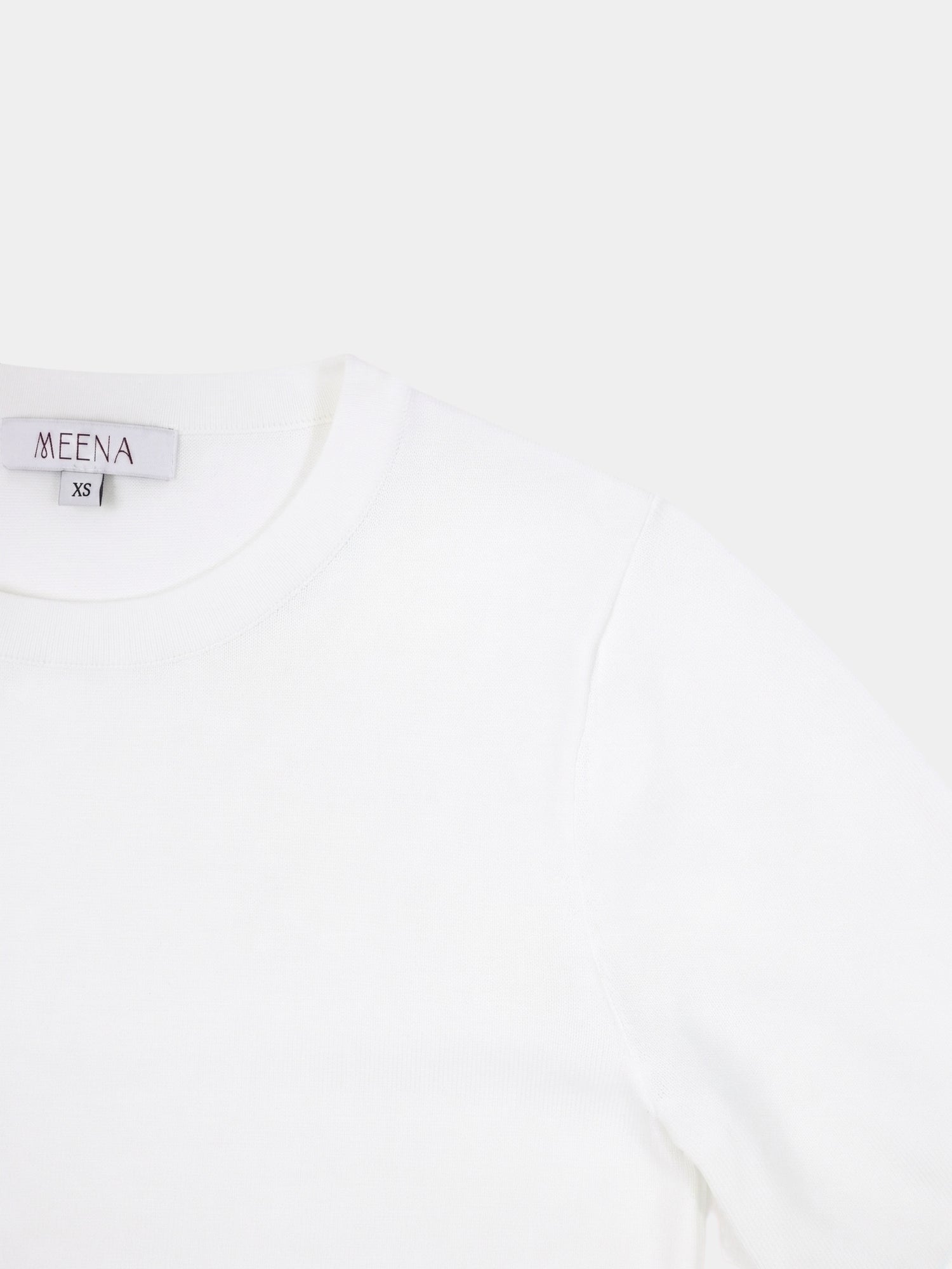 High Cuff Crew Sweater-Ivory