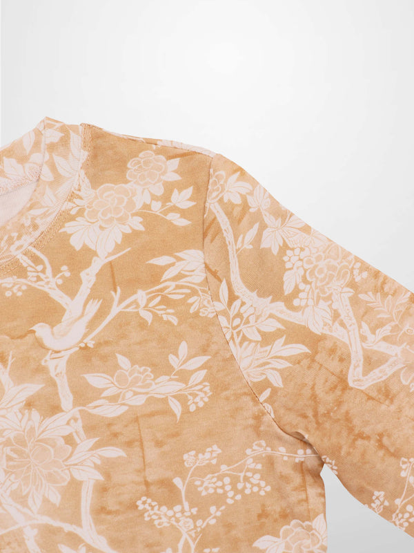 Basic Printed T-shirt-Scattered Branches
