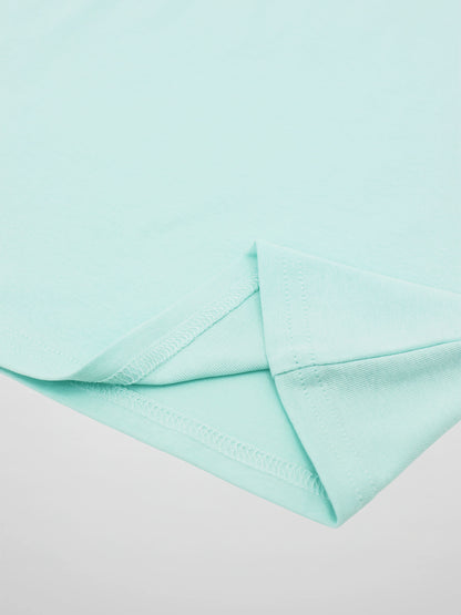 Collared High V T-Shirt-Mint