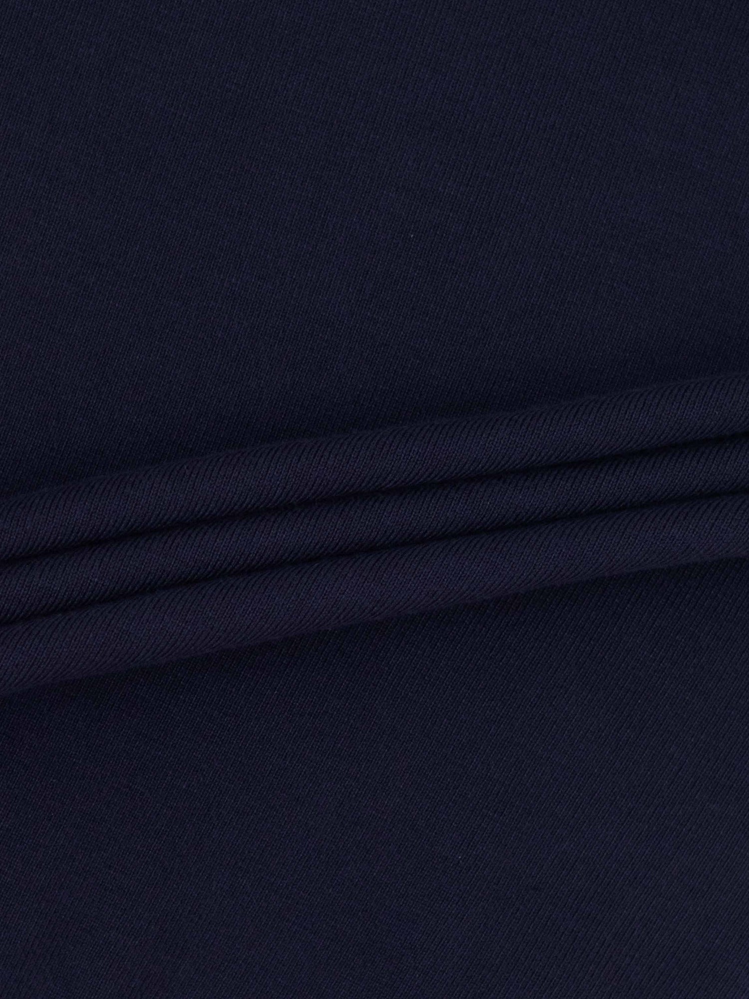 Mock Neck Thin Knit Sweater-Navy
