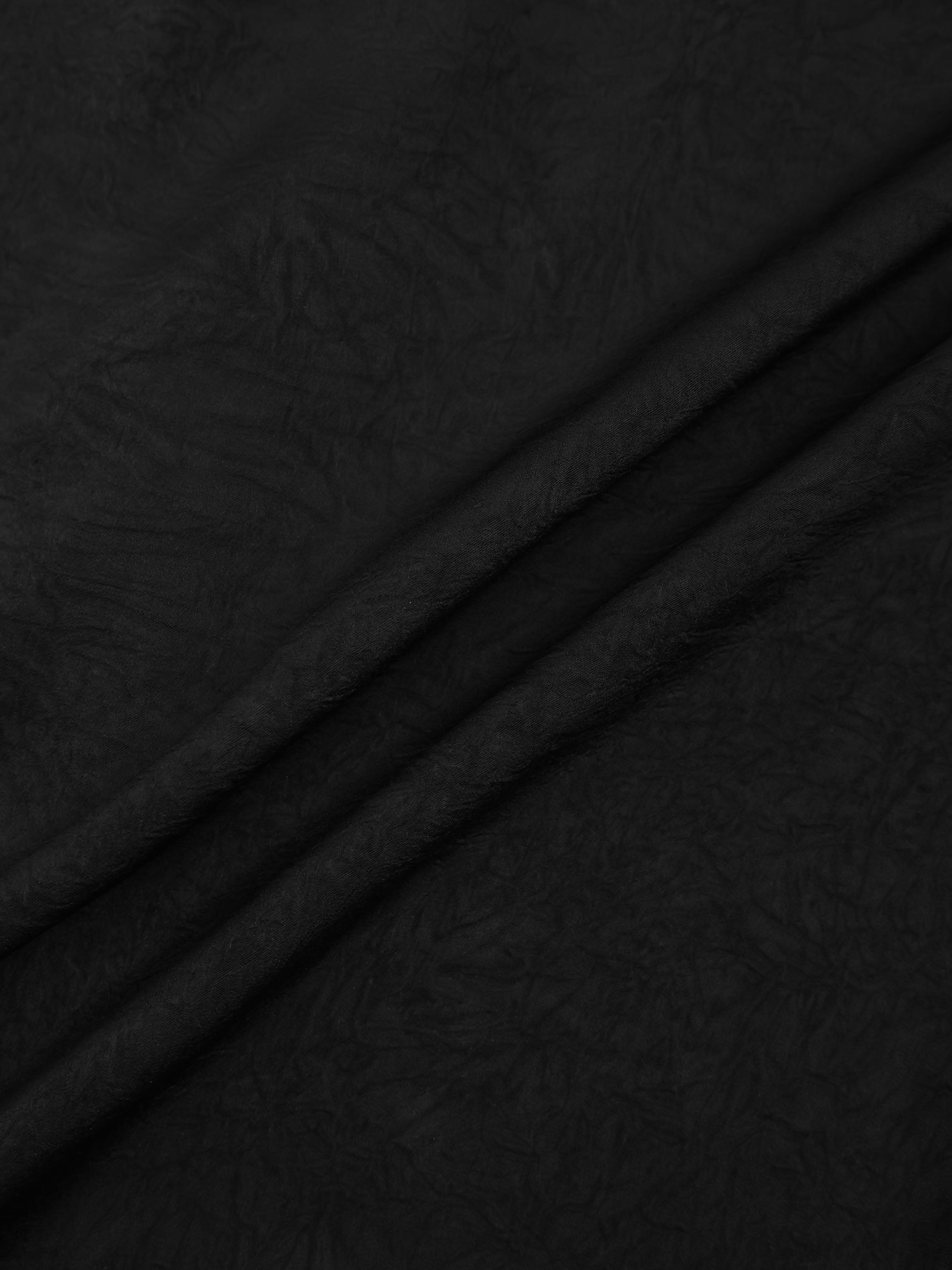 Fringe Bow Blouse-Black