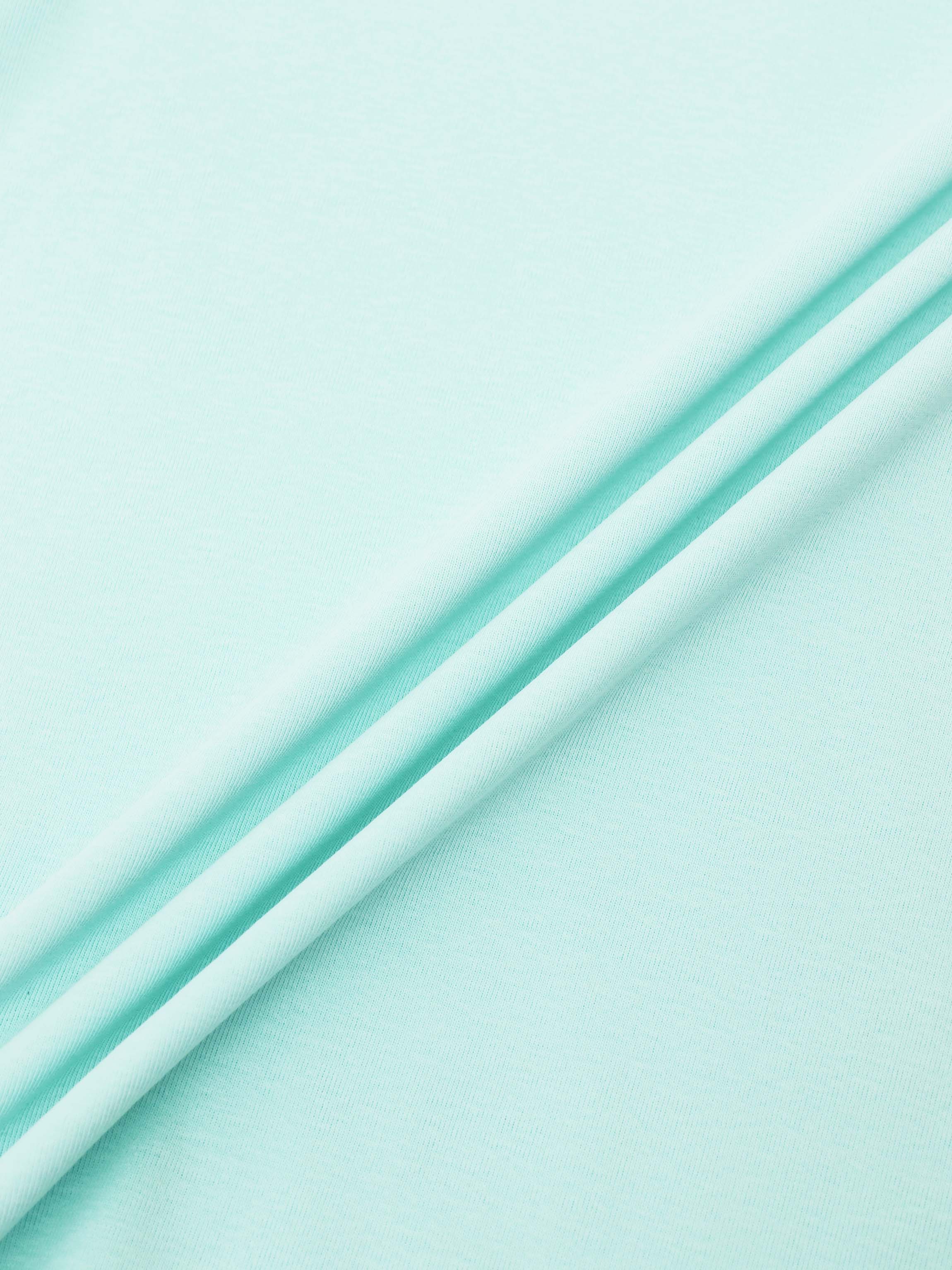 Collared High V T-Shirt-Mint