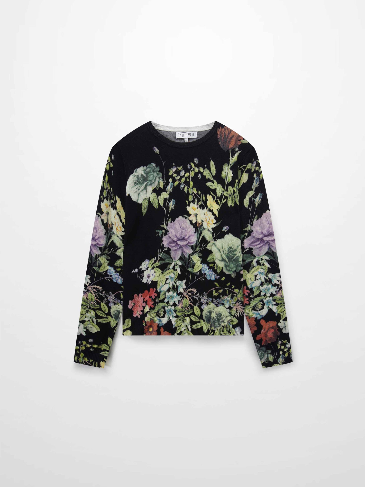 Printed Sweater-Vibrant Floral