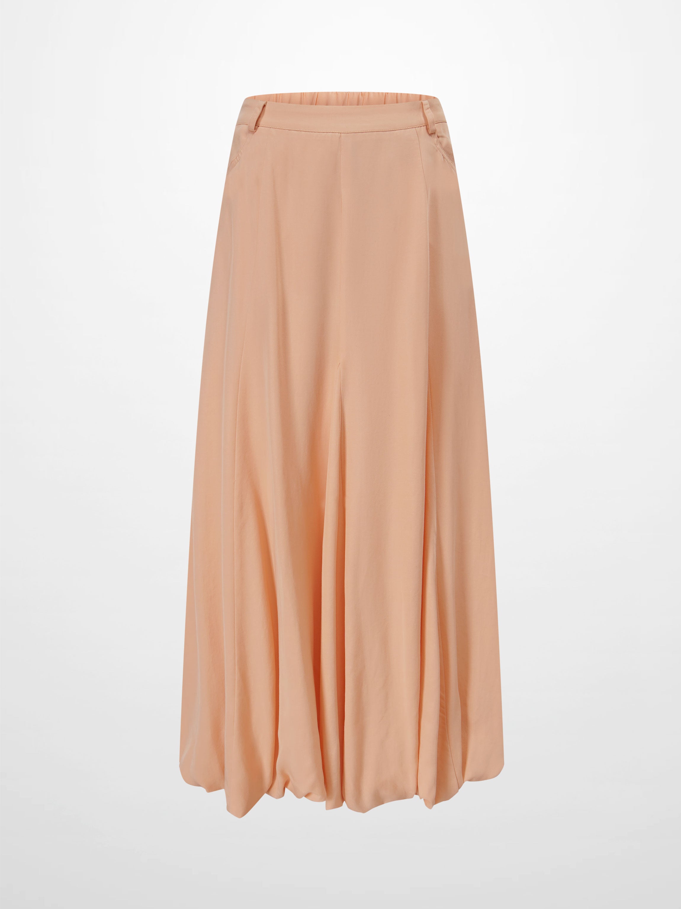 Lightweight Bubble Skirt-Peach