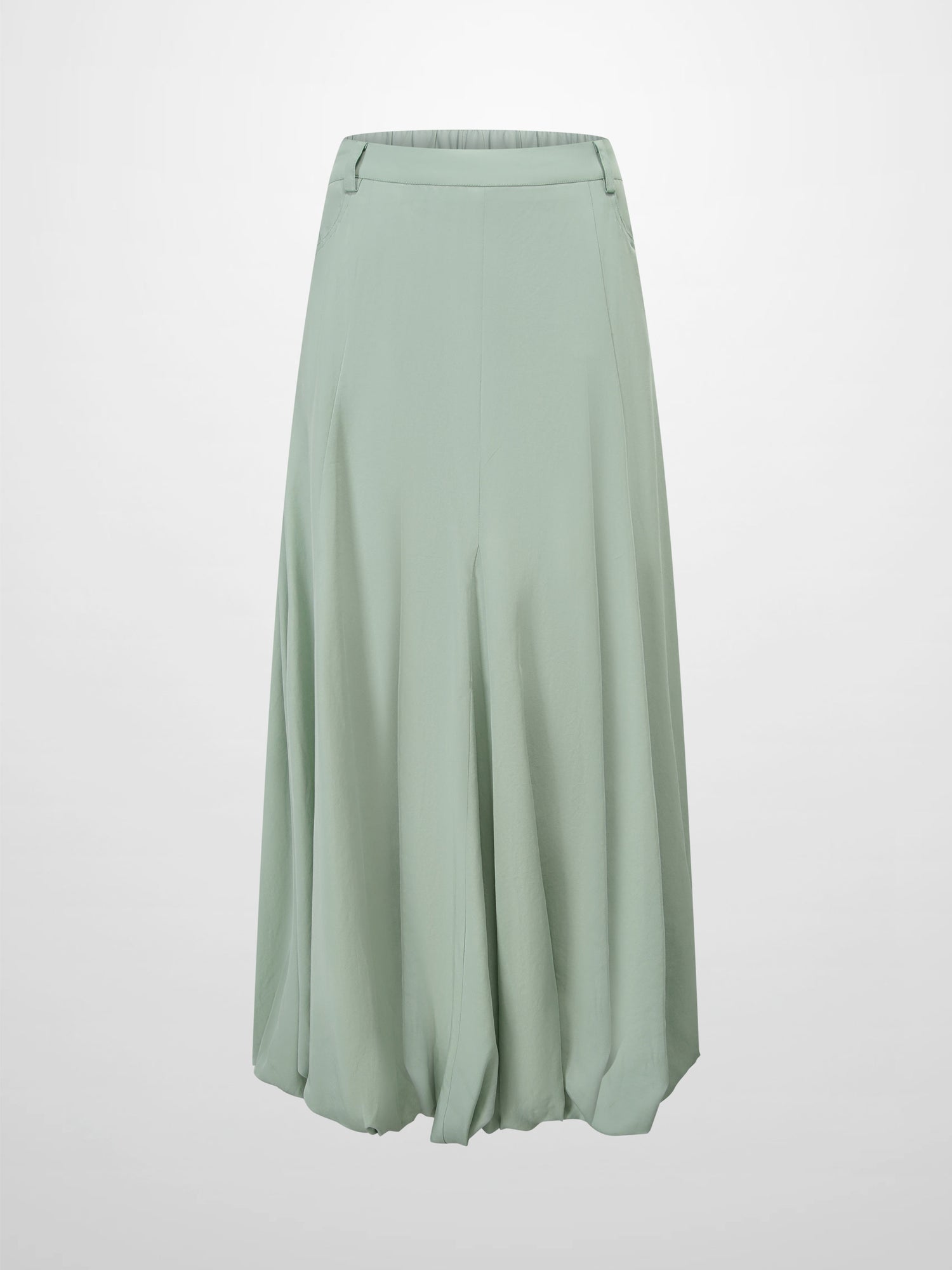 Lightweight Bubble Skirt-Dusty Mint