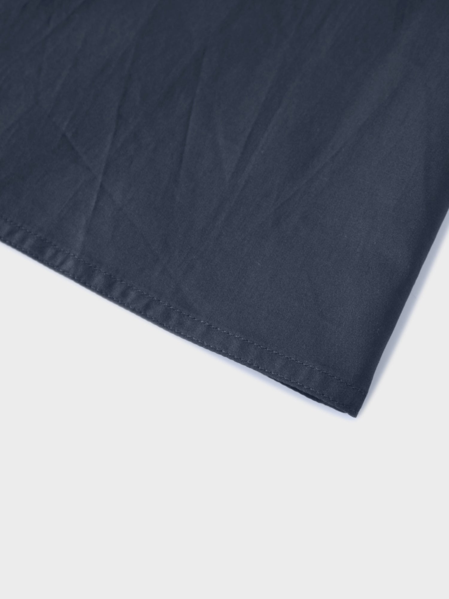 Cotton Yoke Circle Skirt-Navy