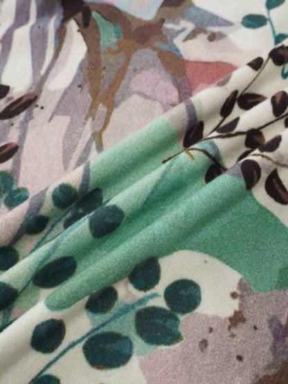 Printed Sweater-Vine Branch