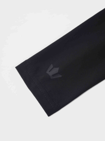 Cropped Boxy Tee-Black