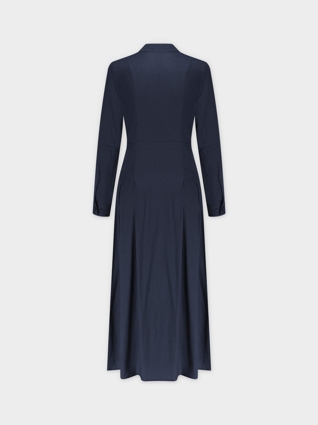 LINEN SHIRTDRESS-NAVY