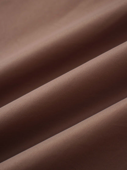 Waisted Full Taffeta Skirt-Mocha Mousse