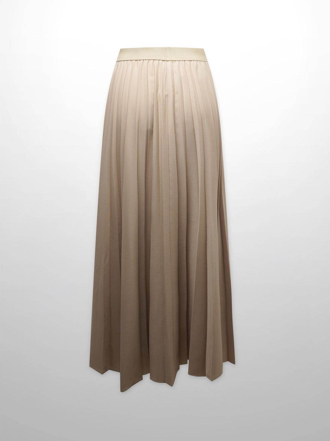 PLEATED SKIRT 35&quot;- TAN