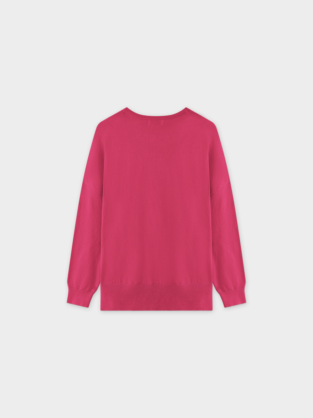 Oversized Lightweight Sweater-Pink