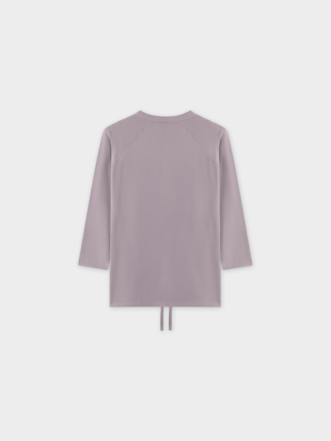 HENLEY DRAWSTRING TEE-LILAC