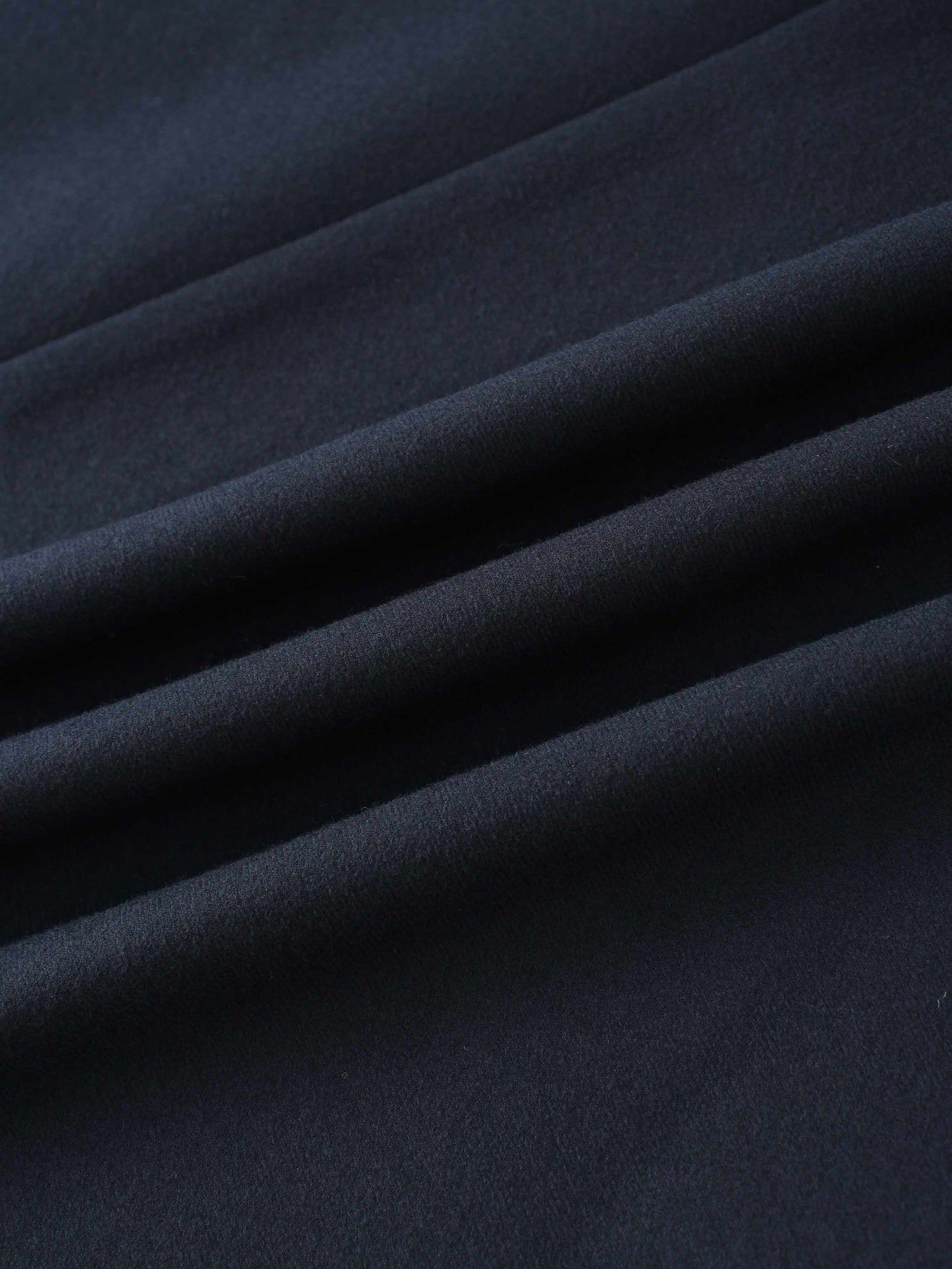 Basic A-Line Seamed Maxi Skirt-Navy