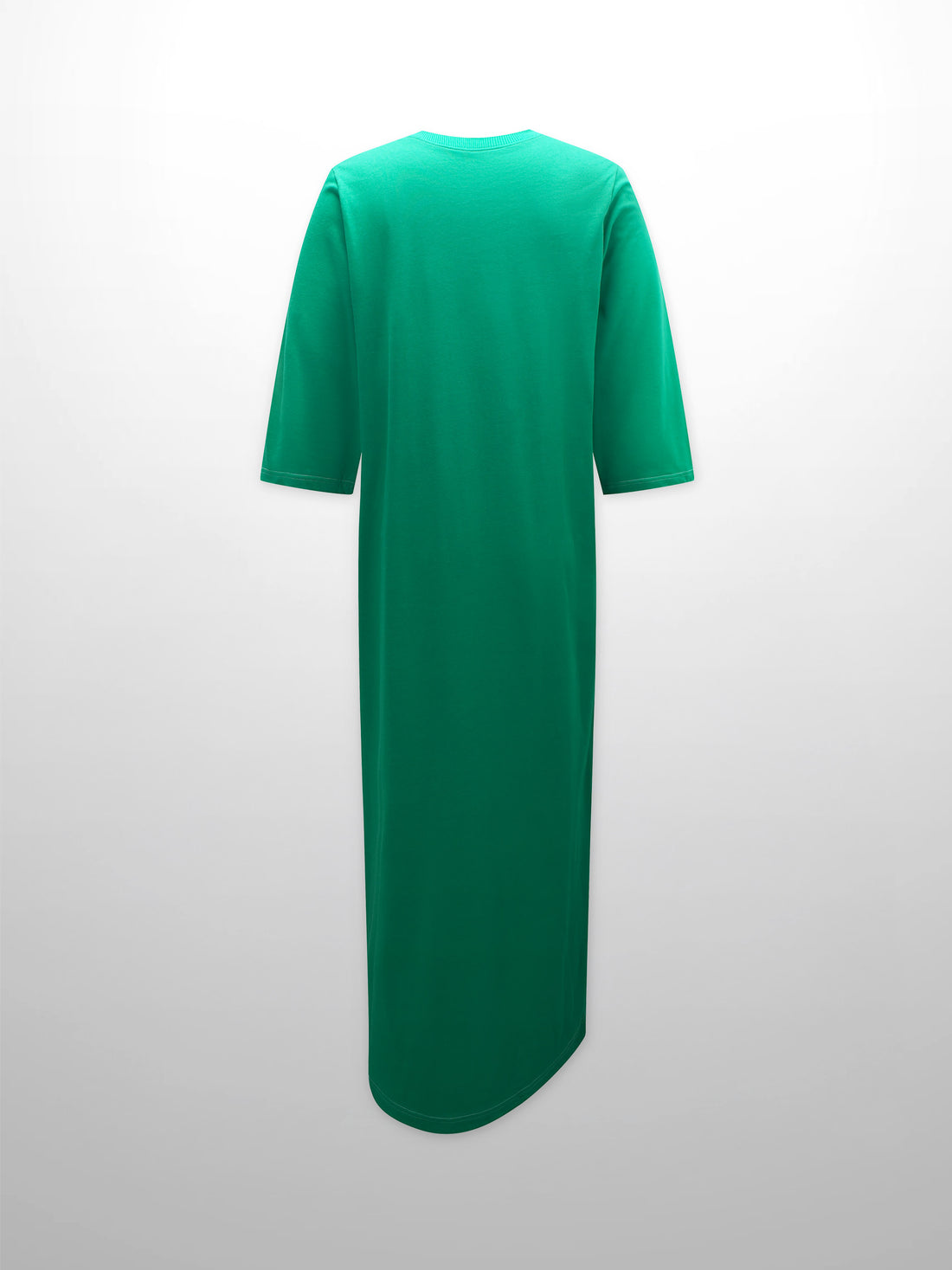 T-Shirt Maxi Dress-Kelly Green