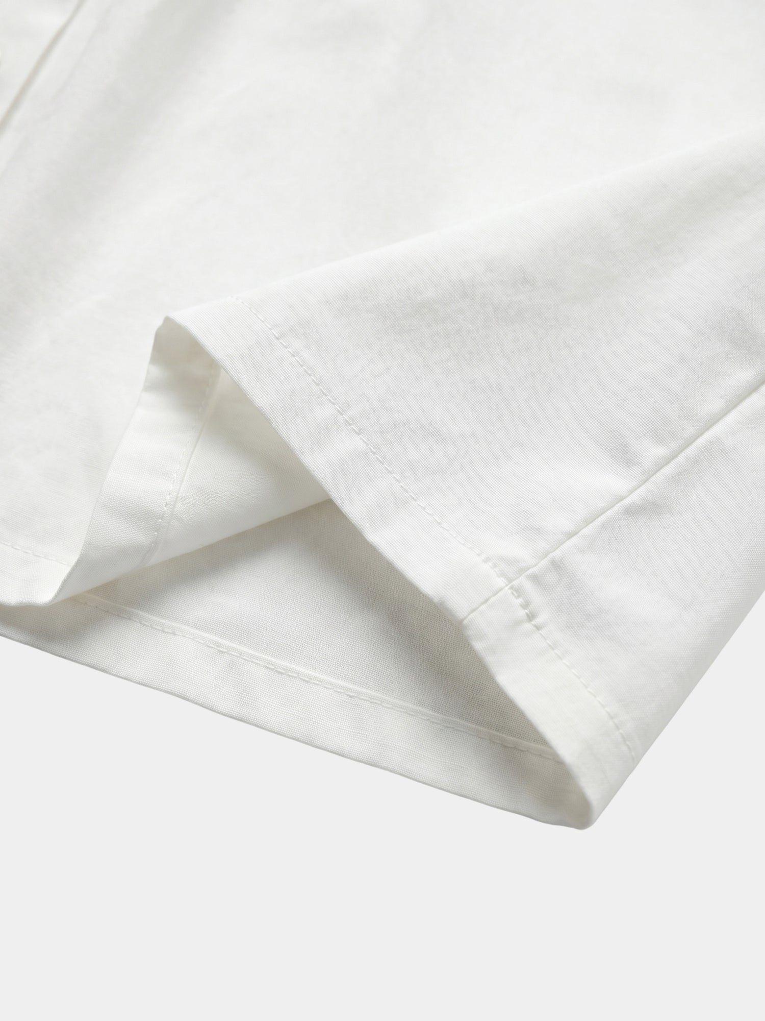 Ruffle Collar Pintuck Pleat Blouse-White