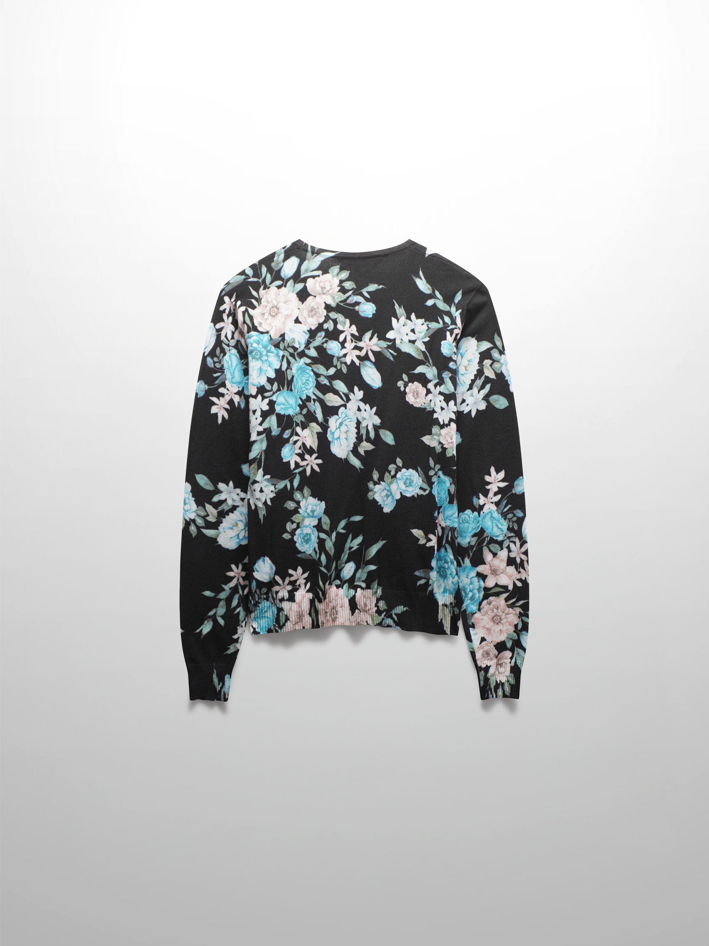 Printed Sweater-English Tea Floral