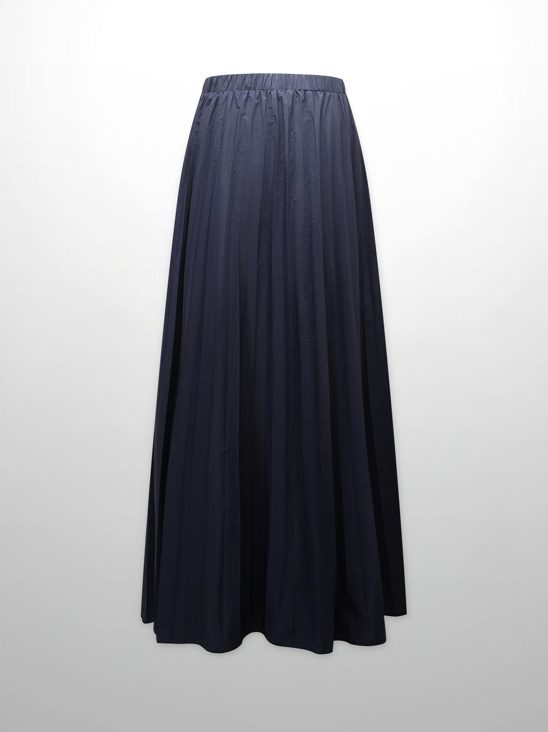 Nylon Circle Skirt-Navy