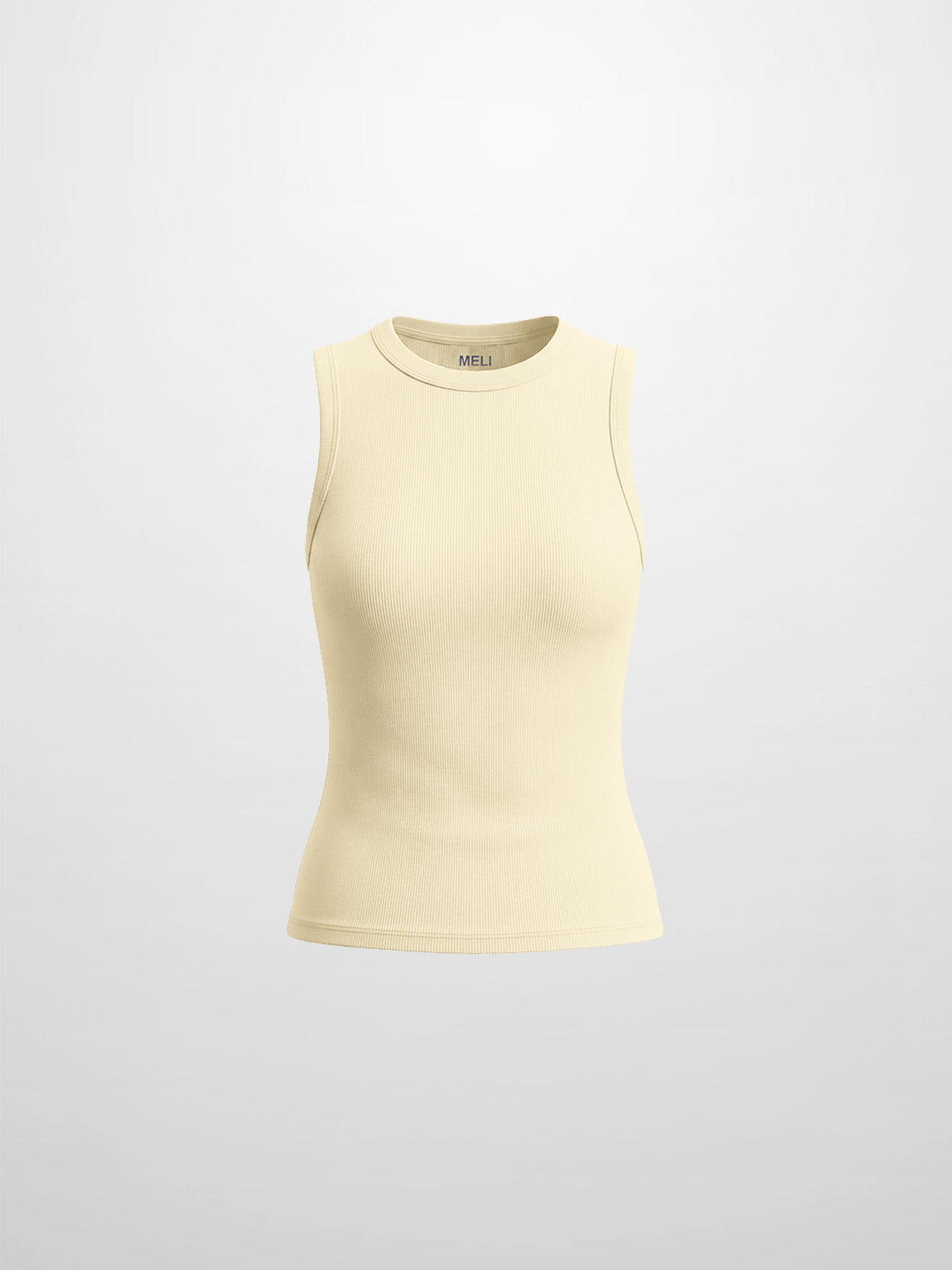 Sleeveless Basic Tee-Yellow