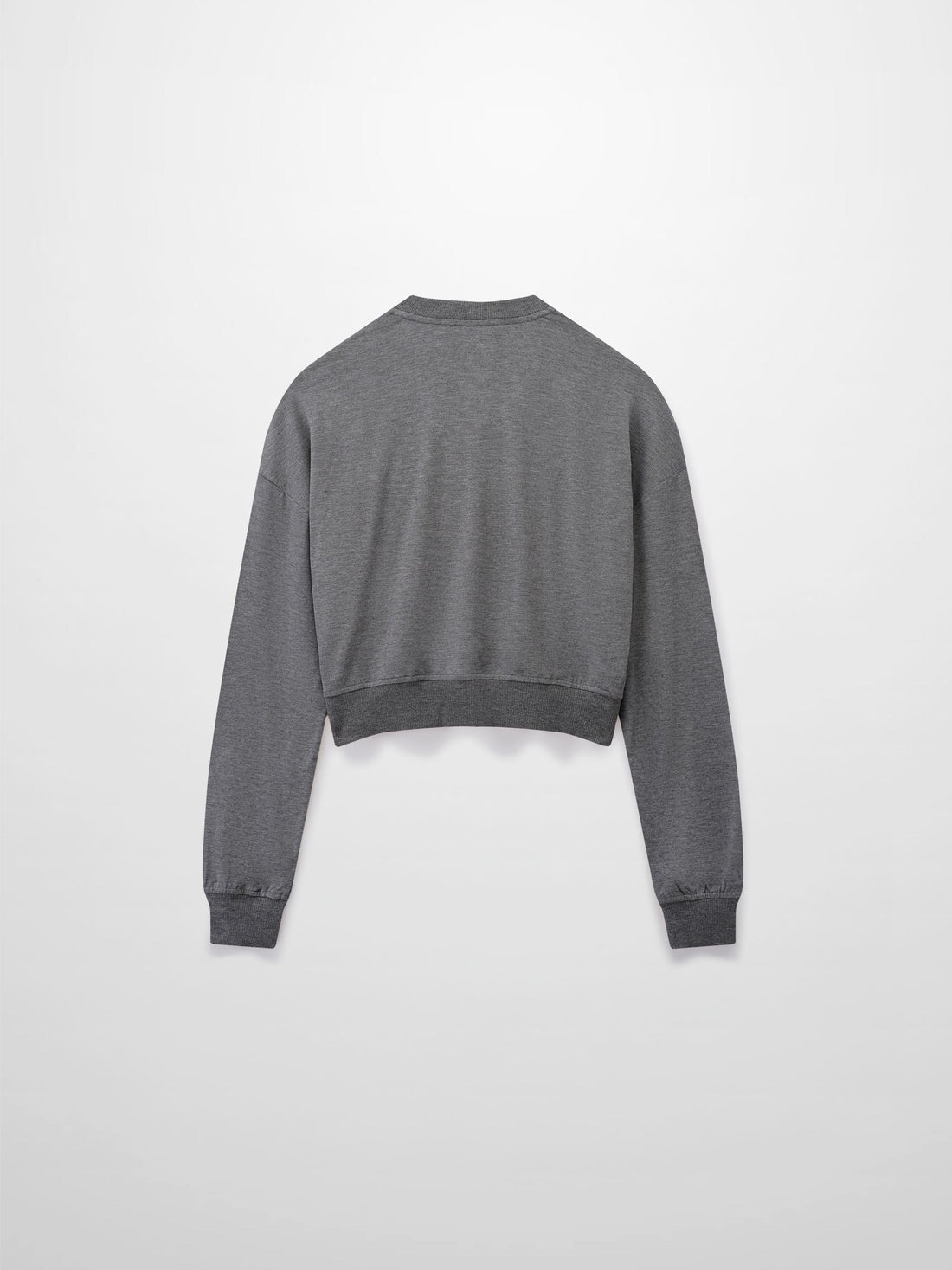 Cropped Tee-Grey