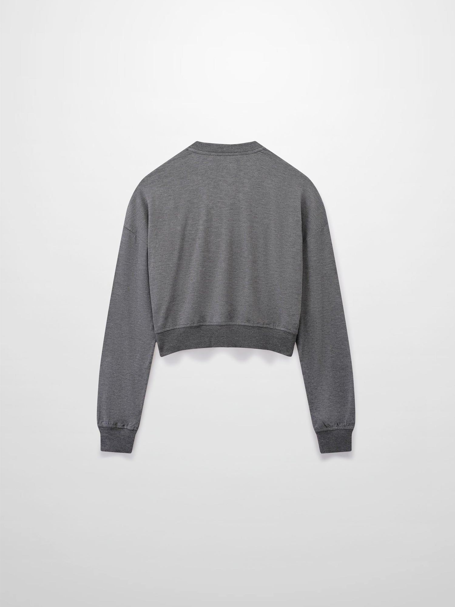 Cropped Tee-Grey