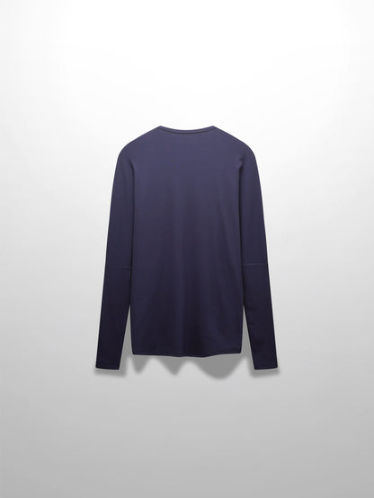 Crew Ribbed Dolman-Navy