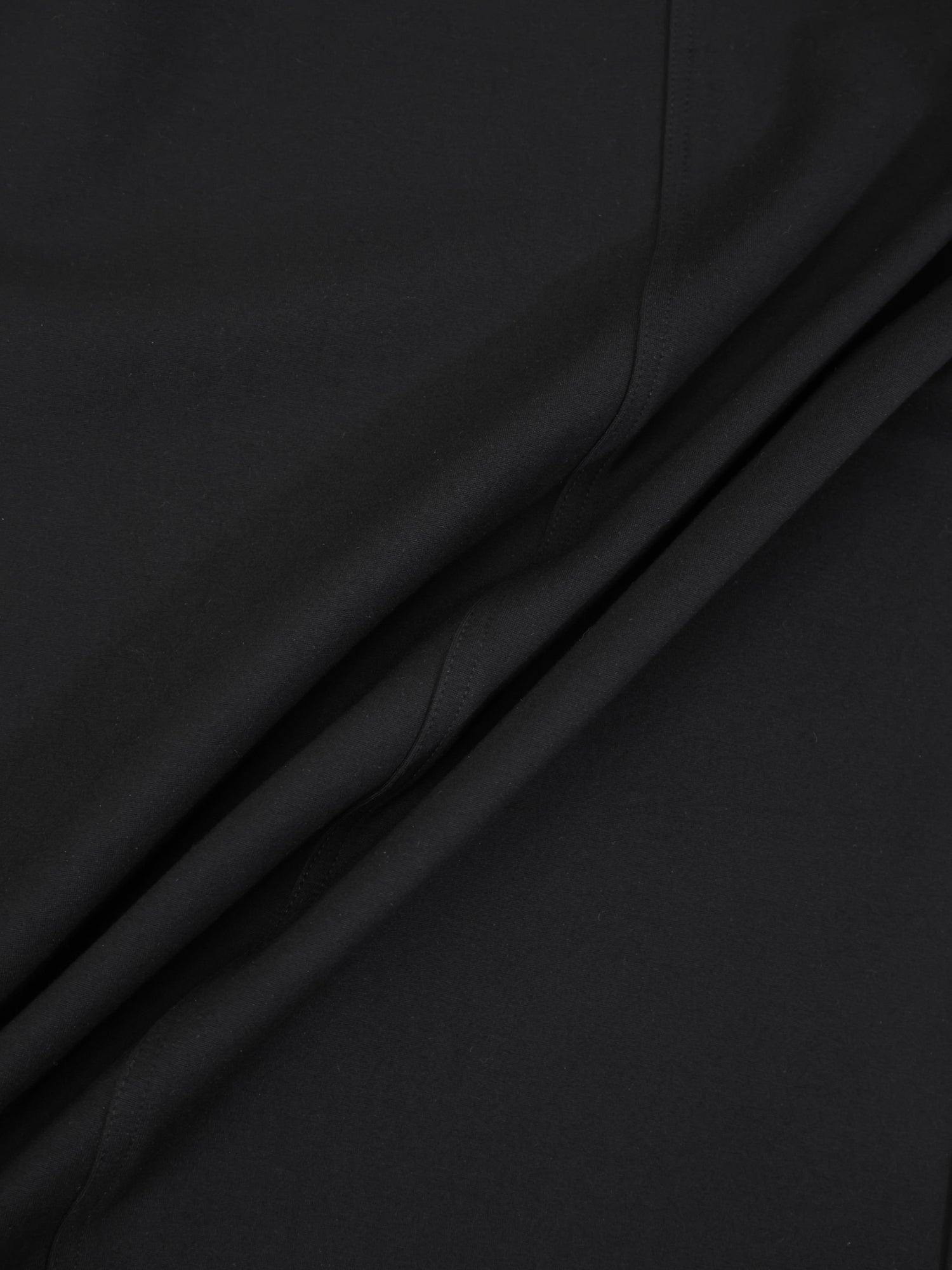 Straight Ponte Maxi Skirt-Black