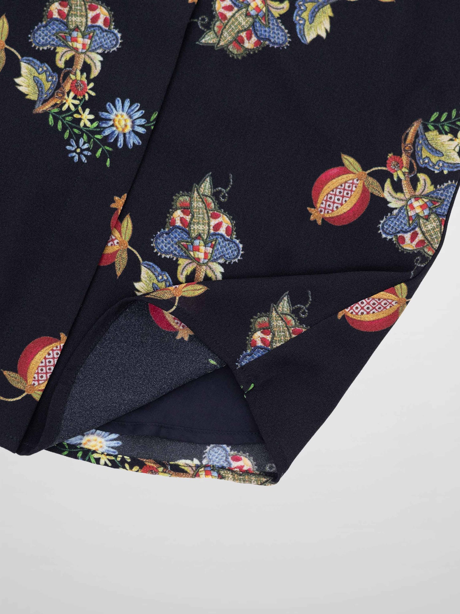 Bow Blouse-Pomegranate Floral