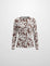 SMALLCABLE PRINTED SWEATER BROWN FLORAL